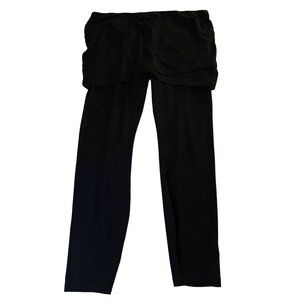 Cabi 5510 Center Women's Leggings Skirt Cotton Blend Elastic Waist Black Size M